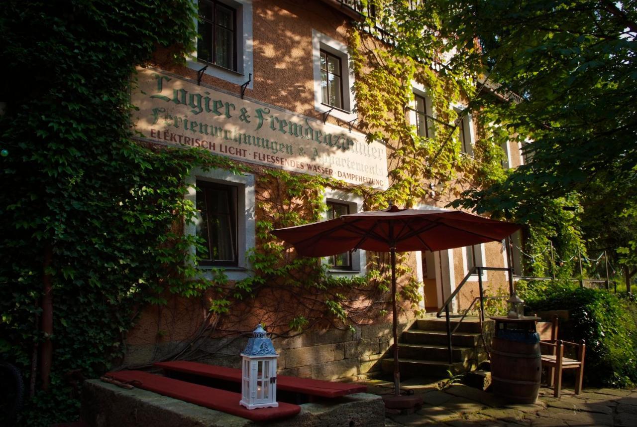 Das Forsthaus Hotelapartments Бад-Шандау Экстерьер фото