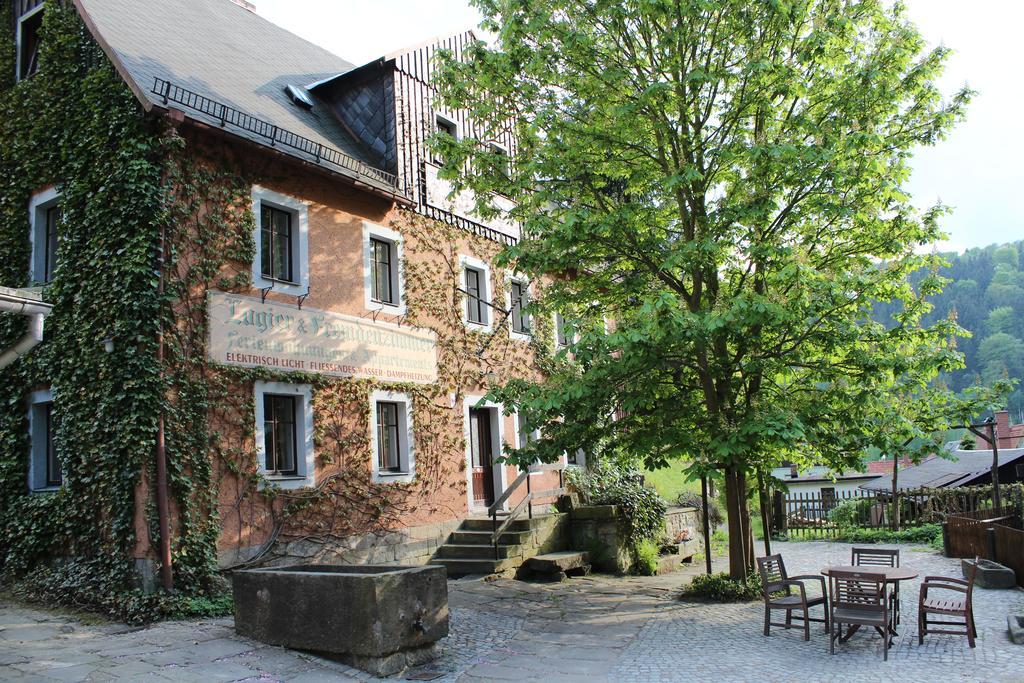Das Forsthaus Hotelapartments Бад-Шандау Экстерьер фото